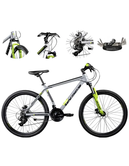 Rower Górski 26 Tarcze MTB Stopka ALuminiowy Góral Młodzieżowy Amortyzacja - 1