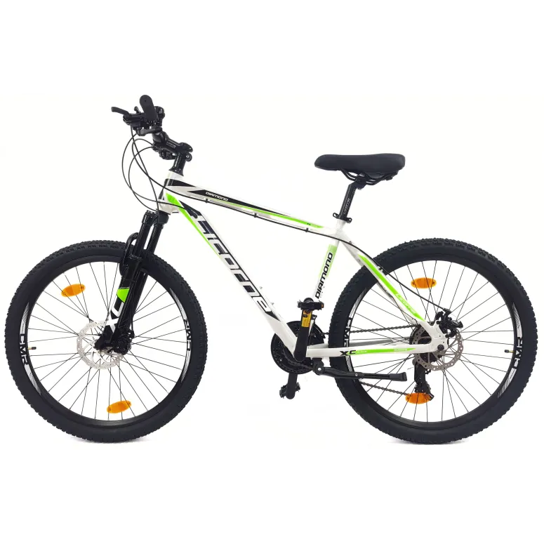 Rower Górski 26 Aluminium Młodzieżowy MTB Hardtail Dzwonek Odblaski Stopka