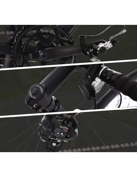 Rower Szosowy Męski 28 Kolarzówka Aluminiowy Dual Pivot Wyścigowy Dzwonek - 2