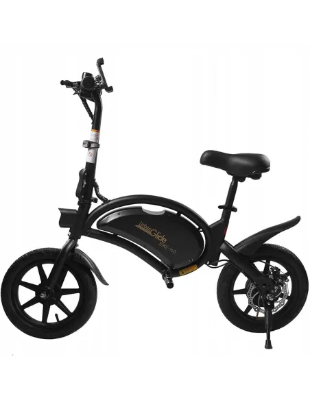 Elektryczny Rower Składany 14 Stal Uchwyt Oświetlenie Pegi Stopka Dzwonek