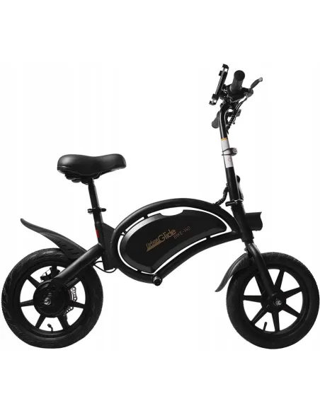 Elektryczny Rower Składany 14 Stal Uchwyt Oświetlenie Pegi Stopka Dzwonek