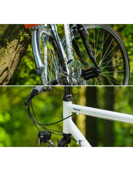 Rower Trekkingowy Męski 28 Revo 21 Biegów Błotniki Bagaż Światła Dzwonek