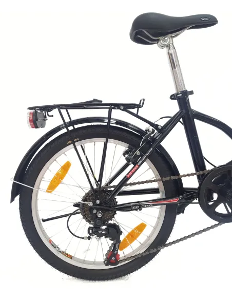 Rower Składany 20 Stal Uniwersalny Revo Błotniki Światła Dzwonek Stopka