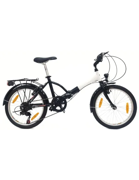 Rower Składany 20 Stal Uniwersalny Revo Błotniki Światła Dzwonek Stopka