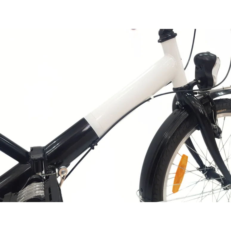 Rower Składany 20 Stal Uniwersalny Revo Błotniki Światła Dzwonek Stopka