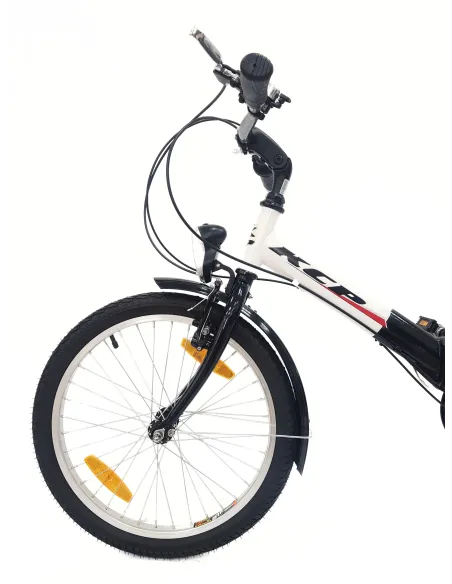 Rower Składany 20 Stal Uniwersalny Revo Błotniki Światła Dzwonek Stopka