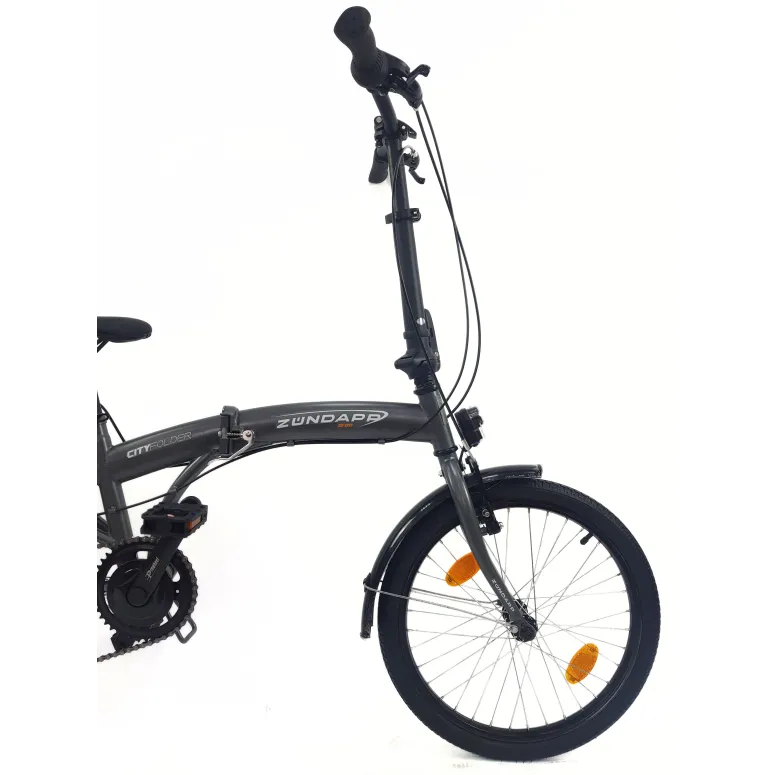 Rower Składany 20 Składak Męski Damski Miejski Bagażnik Oświetlenie Dzwonek