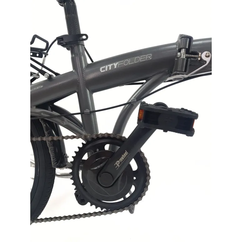 Rower Składany 20 Składak Męski Damski Miejski Bagażnik Oświetlenie Dzwonek