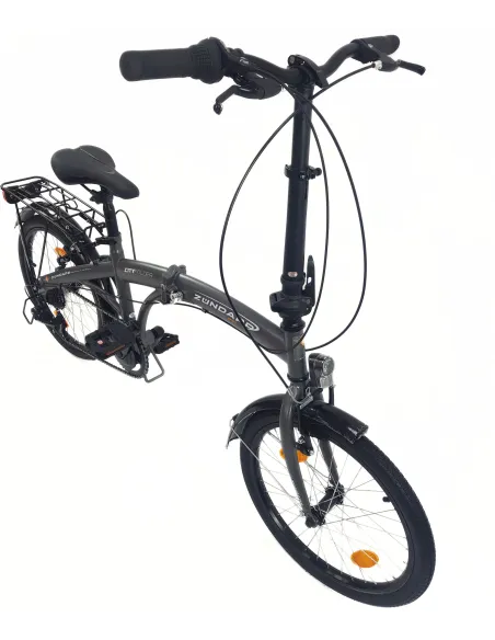 Rower Składany 20 Składak Męski Damski Miejski Bagażnik Oświetlenie Dzwonek