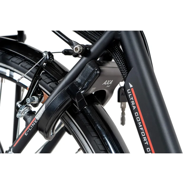 Elektryczny Rower Miejski 28 Alu Damski Acera Wspomaganie Bagażnik Dzwonek