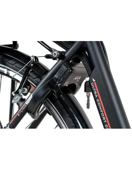 Elektryczny Rower Miejski 28 Alu Damski Acera Wspomaganie Bagażnik Dzwonek