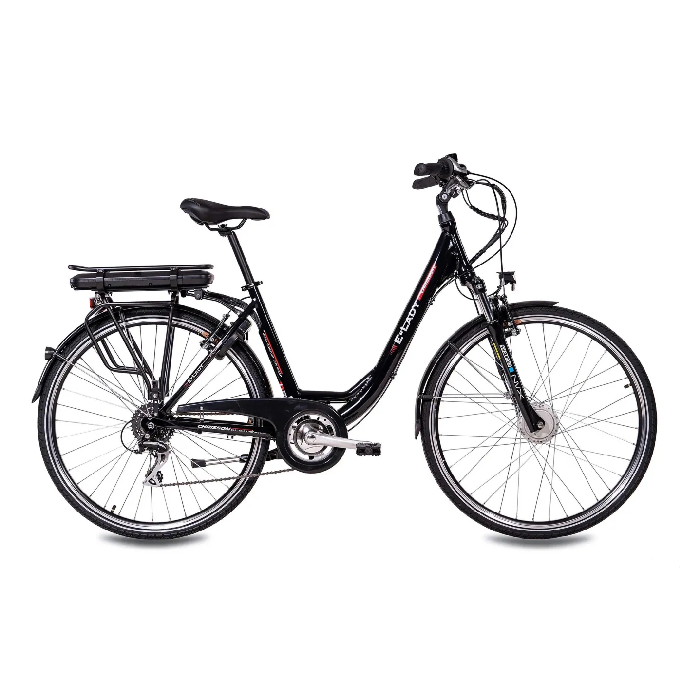 Elektryczny Rower Miejski 28 Alu Damski Acera Wspomaganie Bagażnik Dzwonek