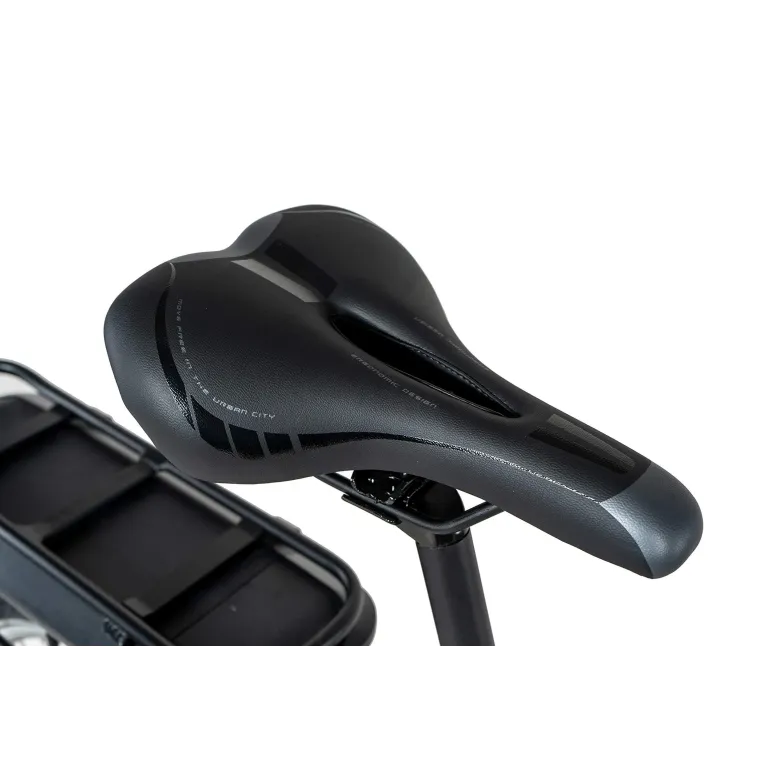 Elektryczny Rower Miejski 28 Alu Damski Acera Wspomaganie Bagażnik Dzwonek