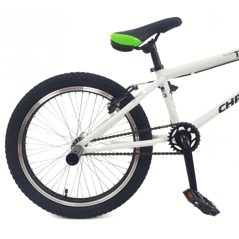 Rower BMX 20 Stalowy Pegi V-Brake Wyczynowy Lekki Do Trików Młodzieżowy