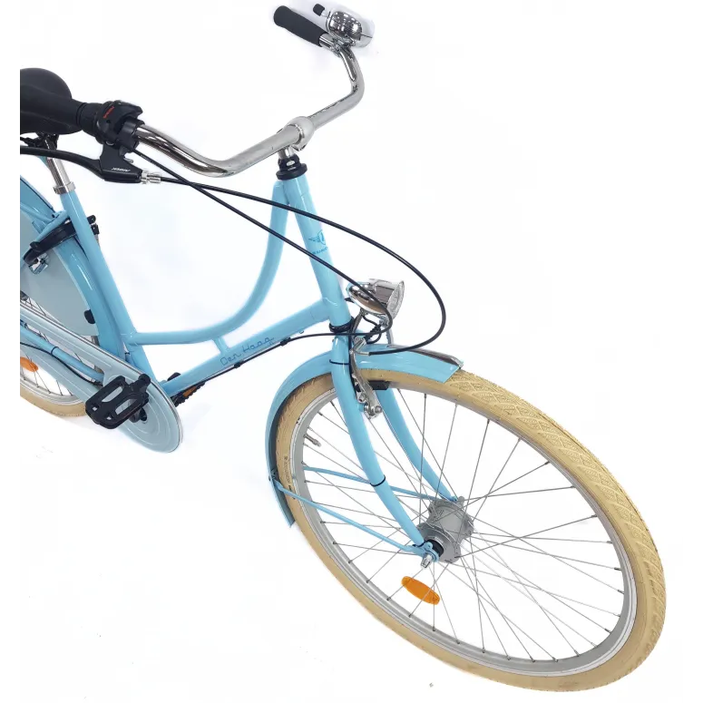 Rower Miejski 28 Damski Holenderski Retro Nexus Dynamo Oświetlenie Bagażnik