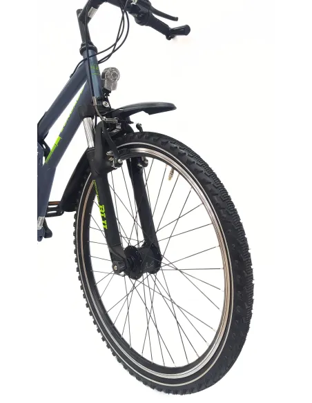 Rower Górski 26 Stalowy Młodzieżowy Amortyzacja Światła Dzwonek Dynamo Revo