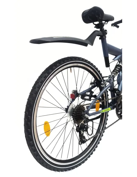 Rower Górski 26 Stalowy Młodzieżowy Amortyzacja Światła Dzwonek Dynamo Revo