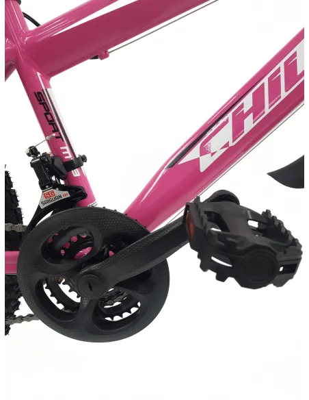 Rower Górski Dziewczęcy 24 MTB Młodzieżowy Błotniki Stopka Odblaski Dzwonek