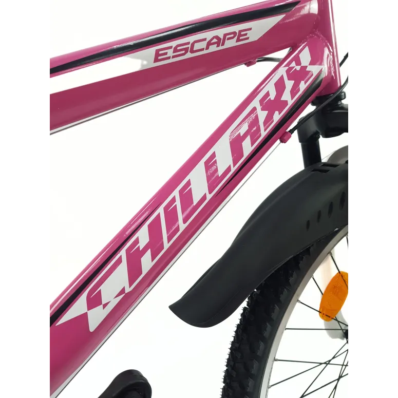 Rower Górski Dziewczęcy 24 MTB Młodzieżowy Błotniki Stopka Odblaski Dzwonek