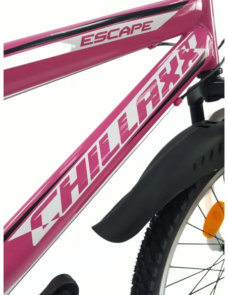 Rower Górski Dziewczęcy 24 MTB Młodzieżowy Błotniki Stopka Odblaski Dzwonek