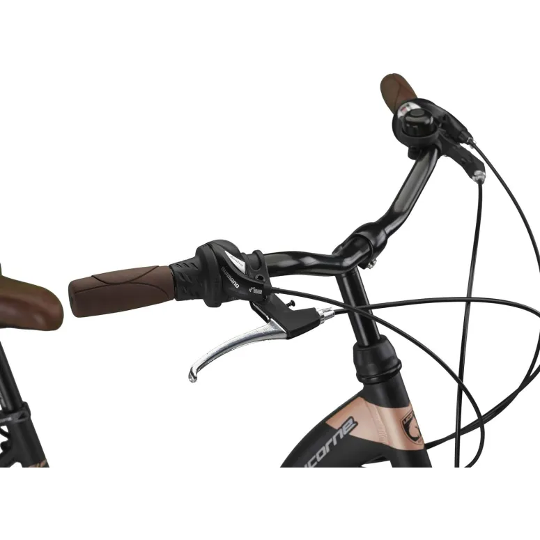 Rower Miejski Damski 26 ALU Bagażnik Sakwy Dzwonek Stopka Światła Revoshift