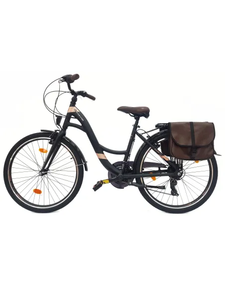 Rower Miejski Damski 26 ALU Bagażnik Sakwy Dzwonek Stopka Światła Revoshift
