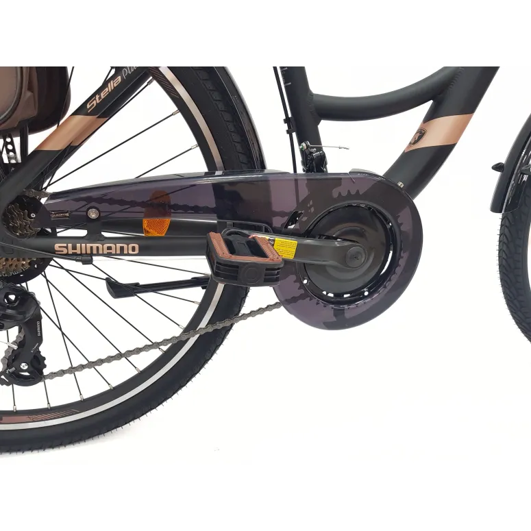 Rower Miejski Damski 26 ALU Bagażnik Sakwy Dzwonek Stopka Światła Revoshift