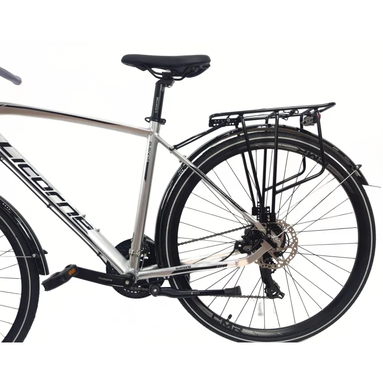 Rower Męski Trekkingowy 28 Rekreacyjny Bagażnik Dzwonek Stopka Oświetlenie