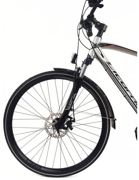 Rower Męski Trekkingowy 28 Rekreacyjny Bagażnik Dzwonek Stopka Oświetlenie