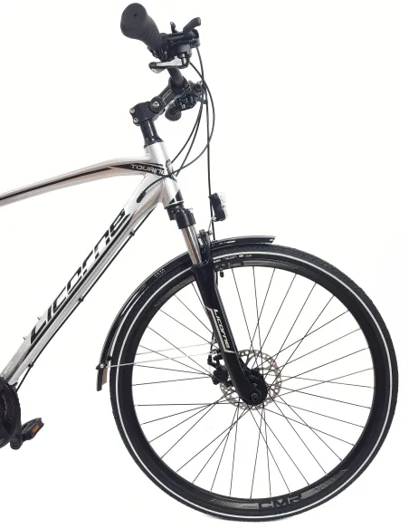 Rower Męski Trekkingowy 28 Rekreacyjny Bagażnik Dzwonek Stopka Oświetlenie