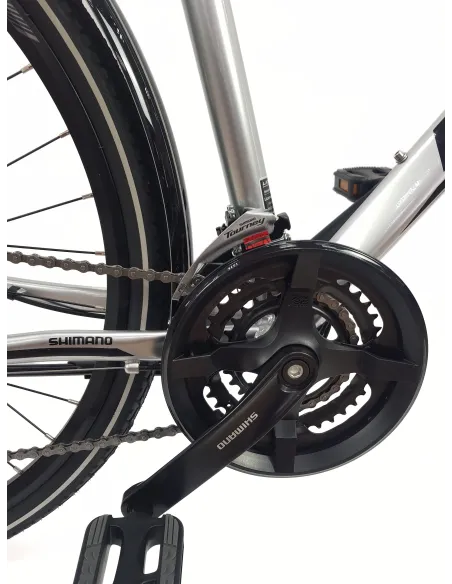 Rower Męski Trekkingowy 28 Rekreacyjny Bagażnik Dzwonek Stopka Oświetlenie