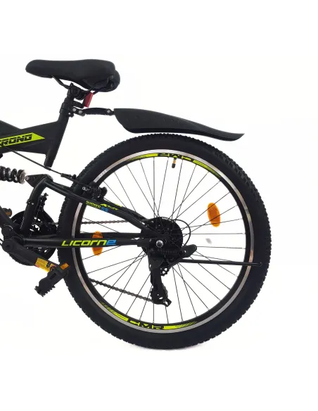 Rower Górski Dziecięcy 24 MTB Błotniki Odblaski Pełna Amortyzacja Dzwonek