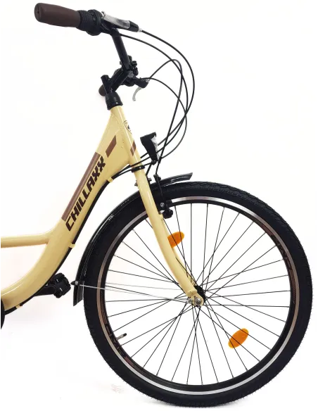 Rower Miejski Damski 26 Stal Błotniki Dzwonek Oświetlenie Stopka Odblaski