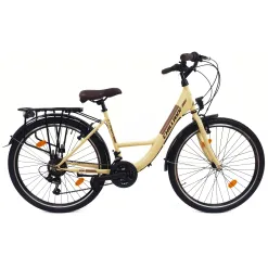 Rower Miejski Damski 26 Stal Błotniki Dzwonek Oświetlenie Stopka Odblaski