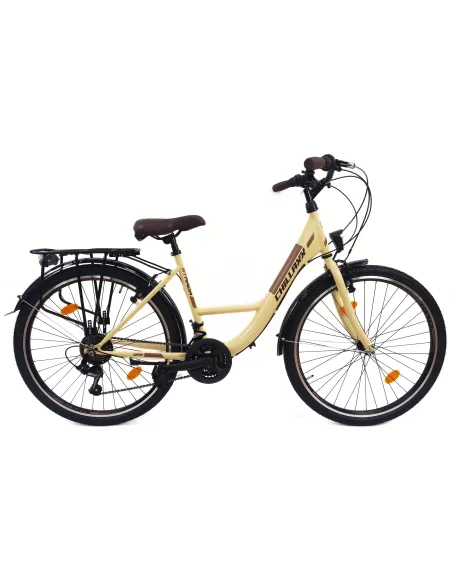 Rower Miejski Damski 26 Stal Błotniki Dzwonek Oświetlenie Stopka Odblaski