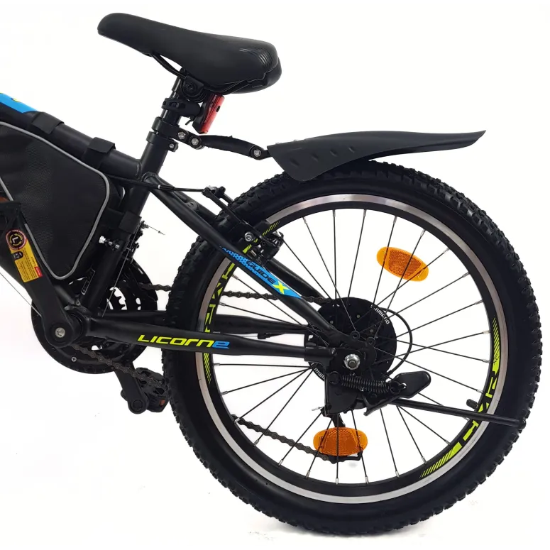 Rower Dziecięcy 20 Stal MTB Dzwonek Stopka Światła Sakwa Odblaski Dzwonek