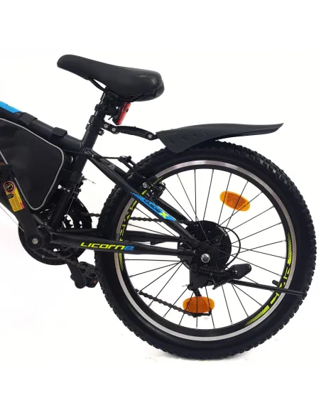 Rower Dziecięcy 20 Stal MTB Dzwonek Stopka Światła Sakwa Odblaski Dzwonek