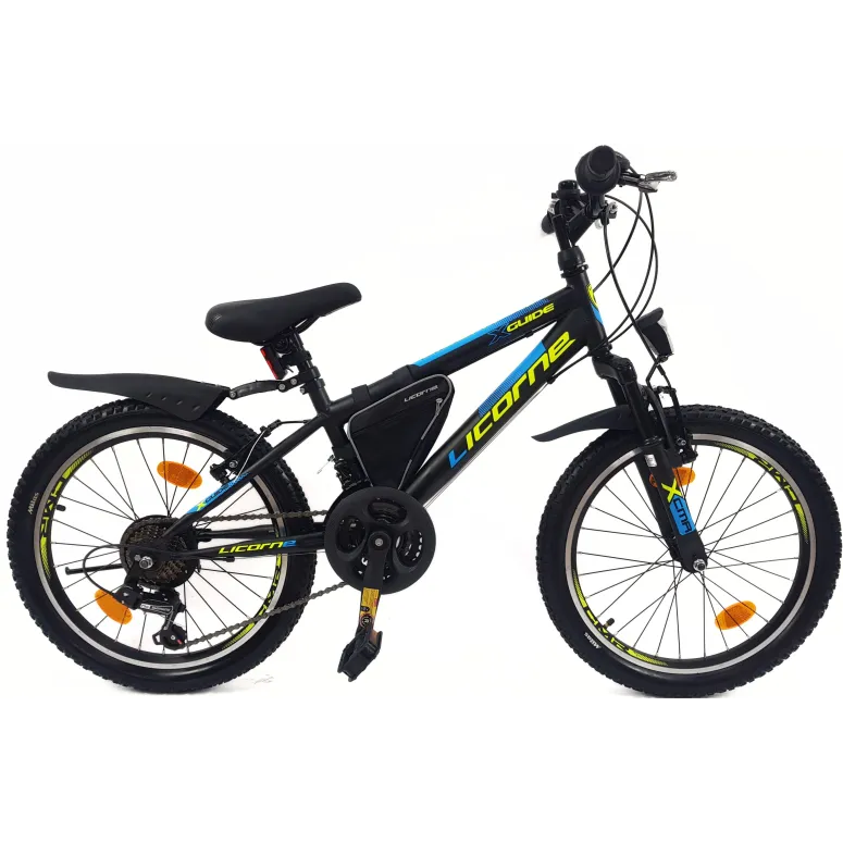 Rower Dziecięcy 20 Stal MTB Dzwonek Stopka Światła Sakwa Odblaski Dzwonek