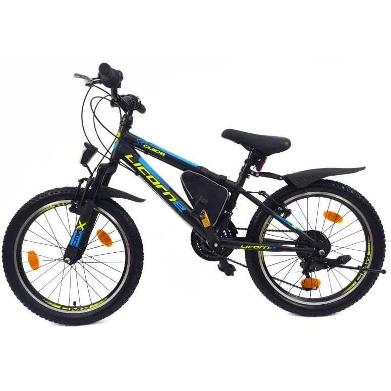 Rower Dziecięcy 20 Stal MTB Dzwonek Stopka Światła Sakwa Odblaski Dzwonek