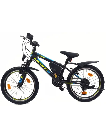 Rower Dziecięcy 20 Stal MTB Dzwonek Stopka Światła Sakwa Odblaski Dzwonek