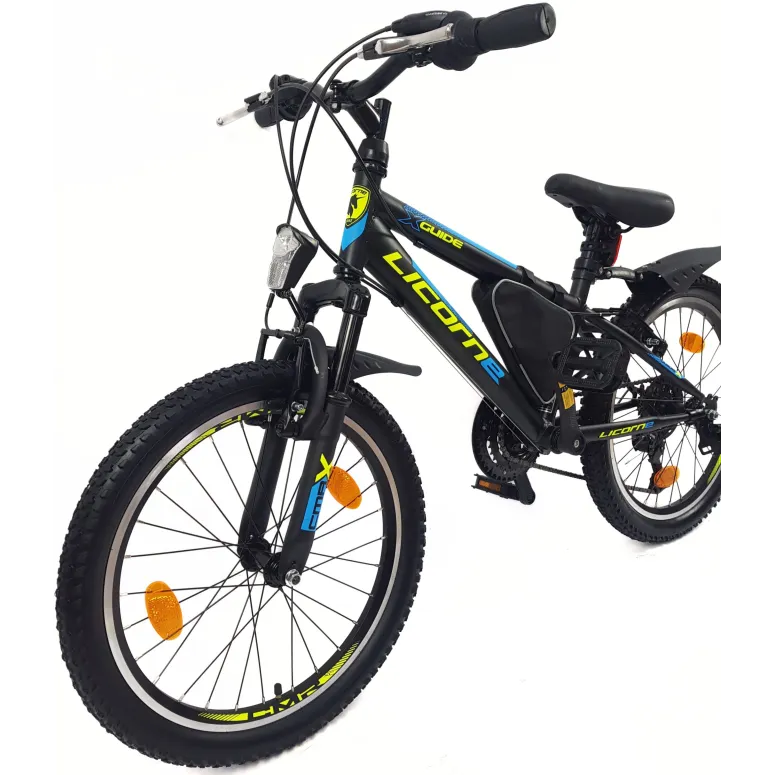 Rower Dziecięcy 20 Stal MTB Dzwonek Stopka Światła Sakwa Odblaski Dzwonek