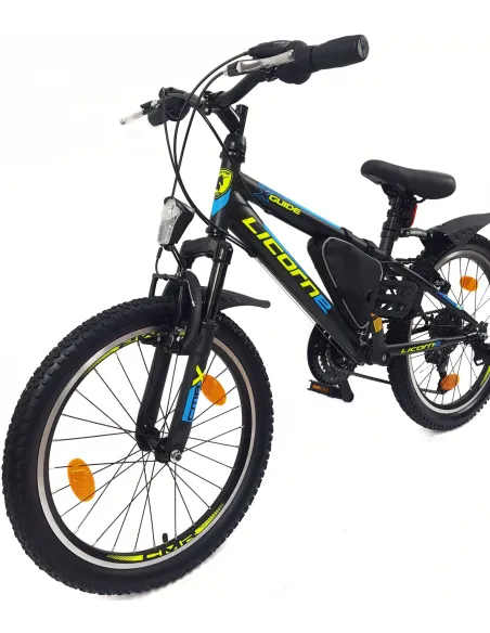 Rower Dziecięcy 20 Stal MTB Dzwonek Stopka Światła Sakwa Odblaski Dzwonek