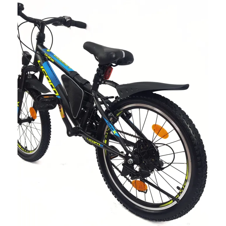 Rower Dziecięcy 20 Stal MTB Dzwonek Stopka Światła Sakwa Odblaski Dzwonek