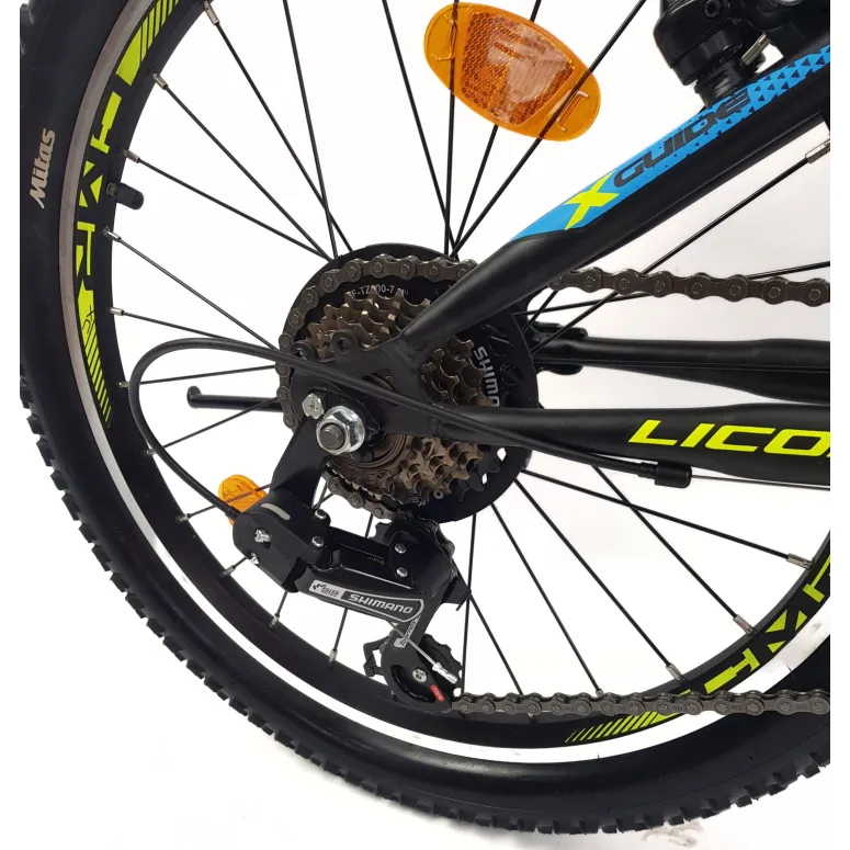 Rower Dziecięcy 20 Stal MTB Dzwonek Stopka Światła Sakwa Odblaski Dzwonek