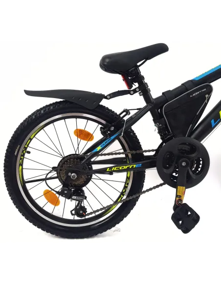 Rower Dziecięcy 20 Stal MTB Dzwonek Stopka Światła Sakwa Odblaski Dzwonek