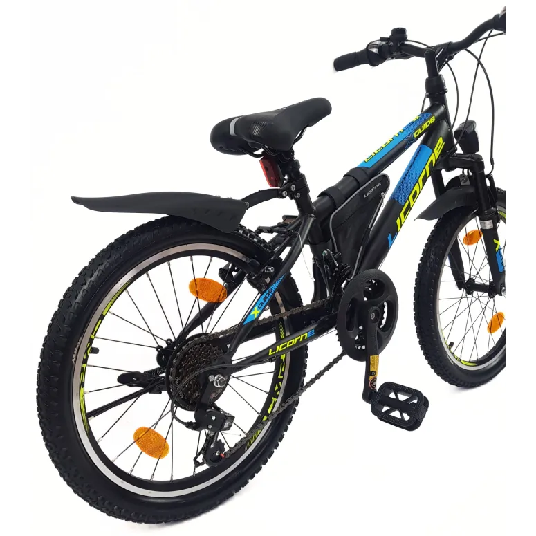 Rower Dziecięcy 20 Stal MTB Dzwonek Stopka Światła Sakwa Odblaski Dzwonek