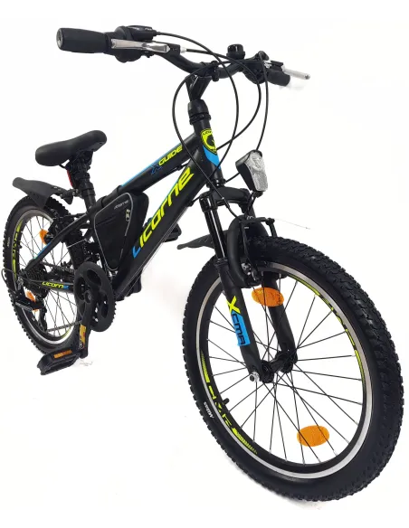 Rower Dziecięcy 20 Stal MTB Dzwonek Stopka Światła Sakwa Odblaski Dzwonek