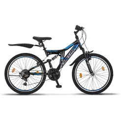 Rower Górski Uniwersalny 24 MTB Dziecięcy 21 Biegów Błotniki Stopka Dzwonek
