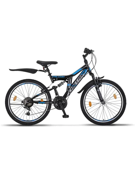 Rower Górski Uniwersalny 24 MTB Dziecięcy 21 Biegów Błotniki Stopka Dzwonek
