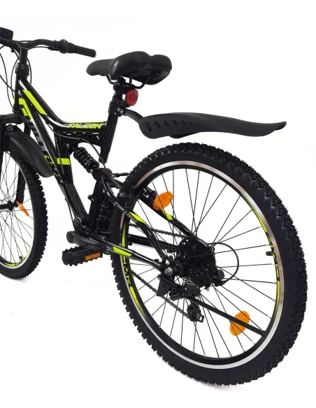 Rower Górski Dziecięcy 24 MTB Młodzieżowy Dzwonek Stopka Pełna Amortyzacja